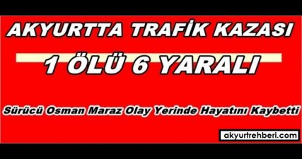 Akyurt\'ta Trafik Kazası: 1 Ölü, 6 Yaralı