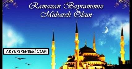 Ramazan Bayramınız Mübarek Olsun